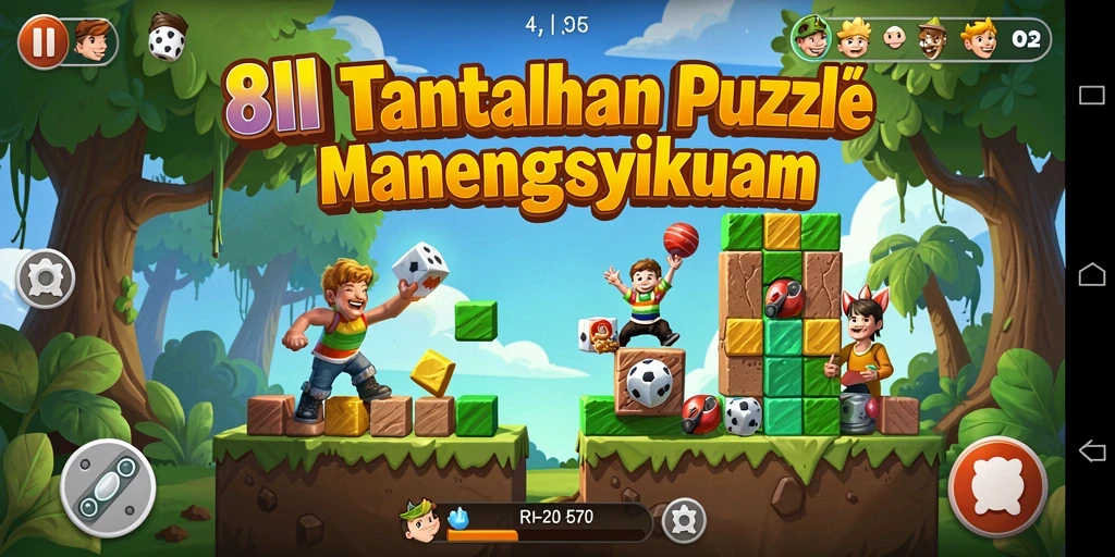 Tampilan gameplay 8II yang menantang dan menarik.