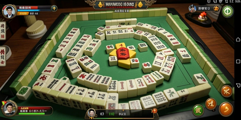 Tampilan gameplay AA666 yang seru dalam permainan Mahjong.