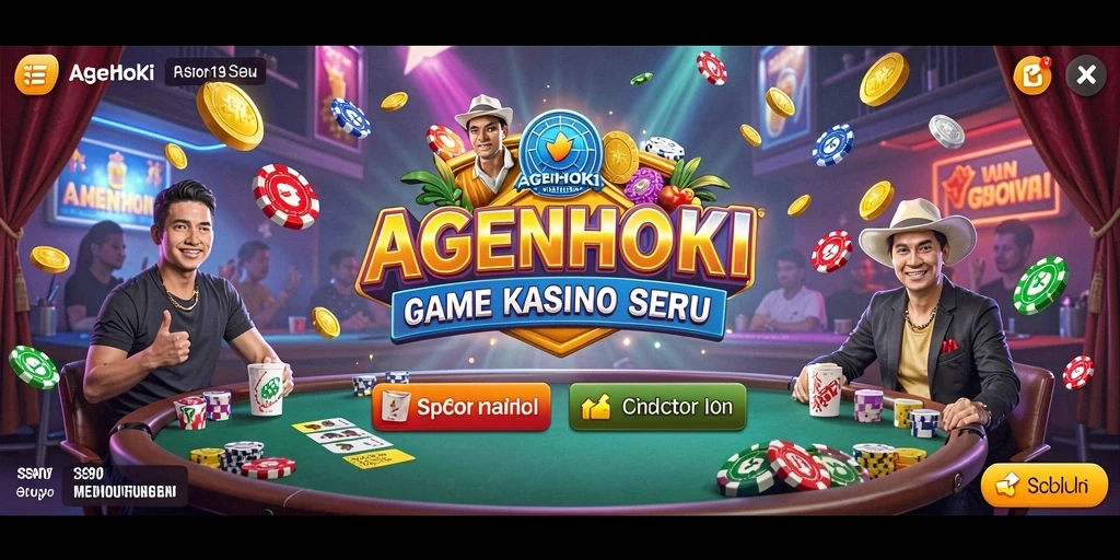 Gameplay seru di AGENHOKI dengan berbagai pilihan permainan Kasino.