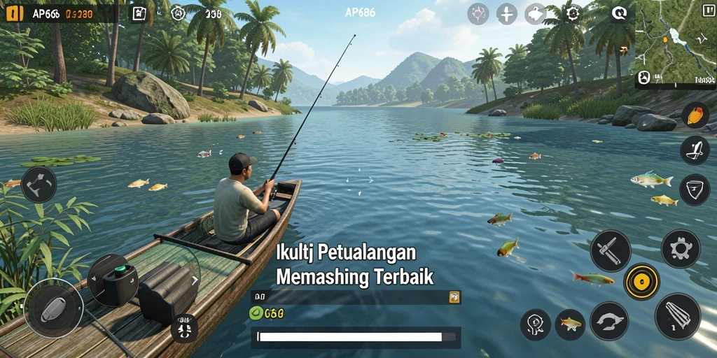 Tangkapan ikan terbesar di AP686 dengan grafis memukau.