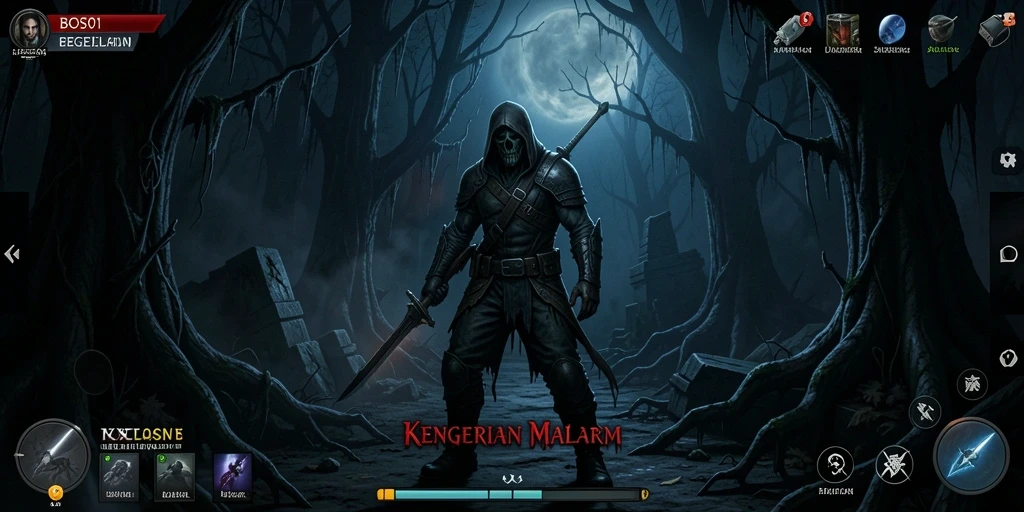 Screenshot gameplay menegangkan dari BOS01.