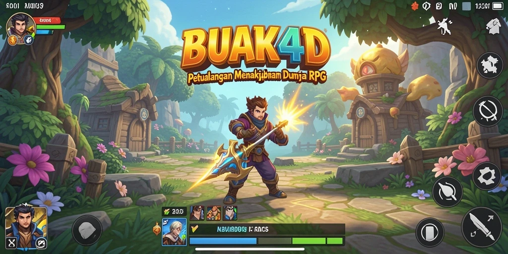 Tampilan gameplay RPG yang mempesona dan aksi seru.