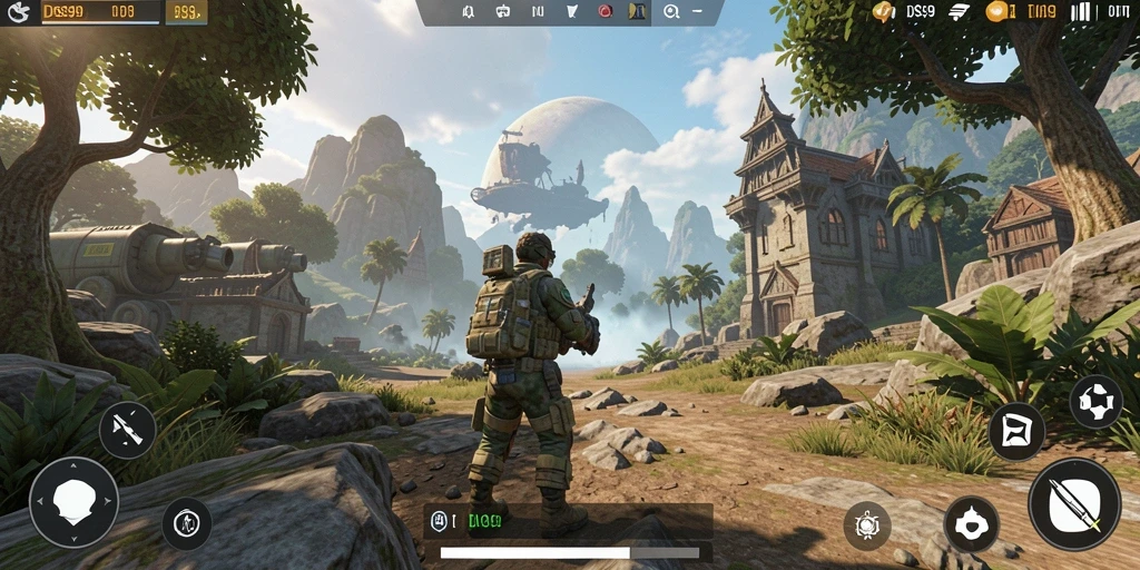 Gameplay seru dalam dunia terbuka yang luas.