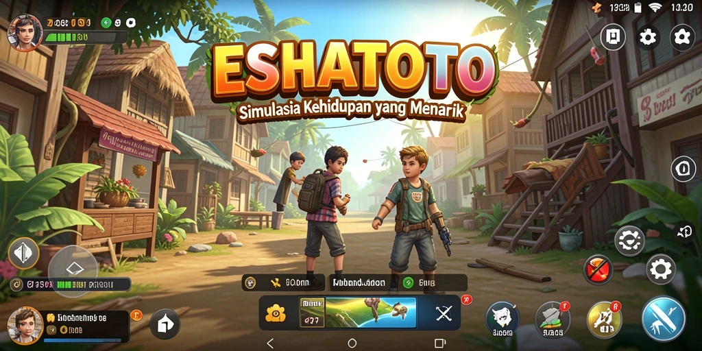 Tampilan gameplay ESHATOTO yang menakjubkan dan interaktif.