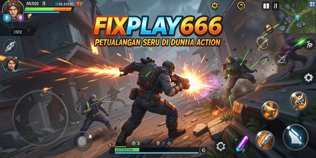 Tampilan aksi seru yang menegangkan dalam FIXPLAY666.
