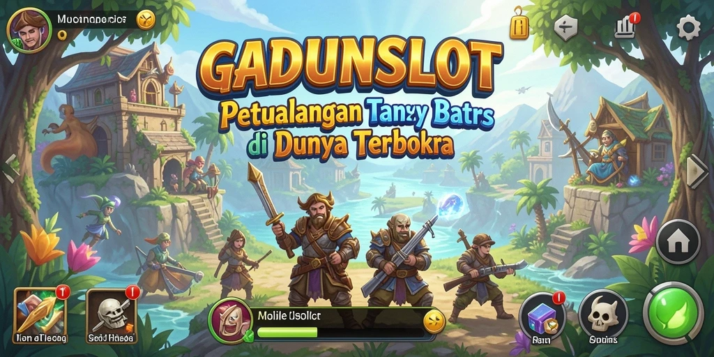 Tampilan gameplay GADUNSLOT yang menakjubkan dalam dunia terbuka.