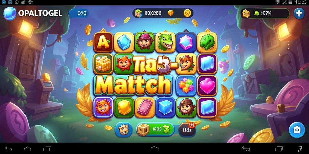 Tampilan gameplay seru dalam OPALTOGEL yang menantang.