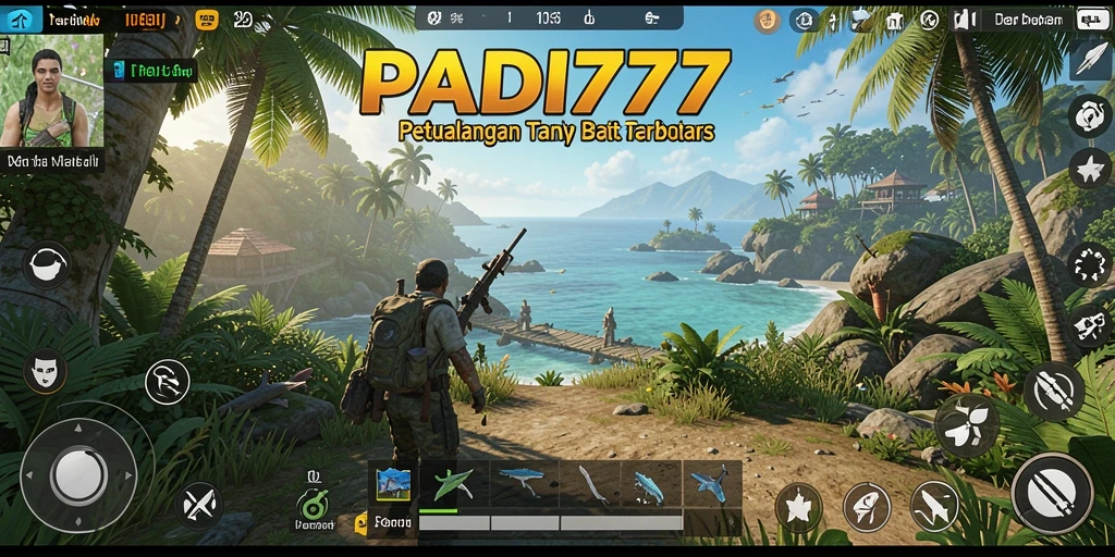 Tampilan menyeluruh gameplay PADI777 di dunia terbuka.