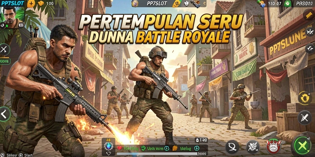 Tangkapan layar gameplay PP7SLOT yang menampilkan pertempuran seru.