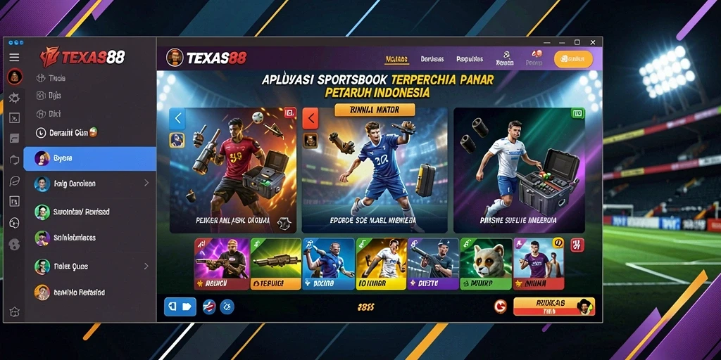 Tampilan gameplay Sportsbook yang menarik dan interaktif.