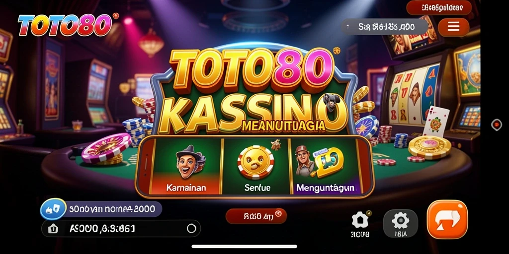 Tampilan gameplay menakjubkan dari TOTO80 di dunia Kasino.