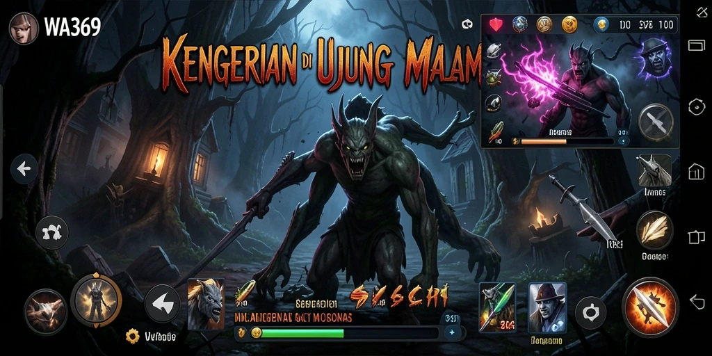 Gameplay mencekam dari WA369 yang menampilkan suasana horror yang intens.