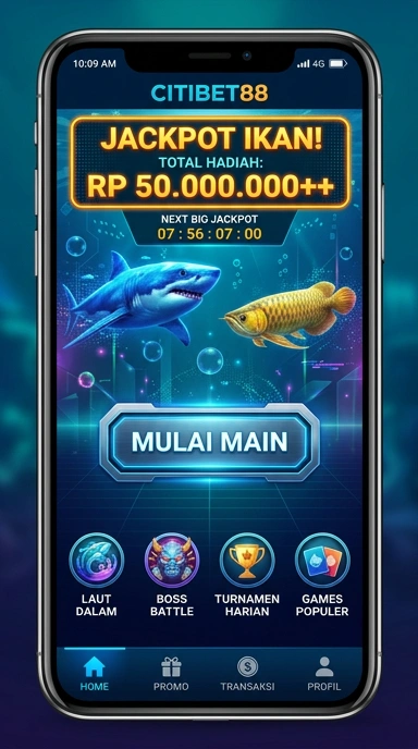 Tampilan antarmuka pengguna citibet88 yang menarik dan intuitif.